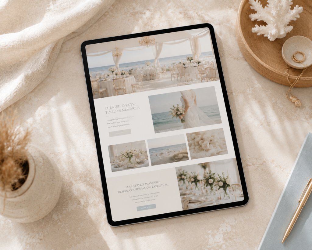 wedding website in a week on showit at arise design co agency.png